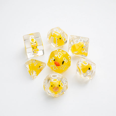 Gamegenic - Embraced Series - Rubber Duck RPG Dice Set (7pcs)
