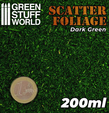 Green Stuff World: Scatter Foliage - Dark Green 200 ml