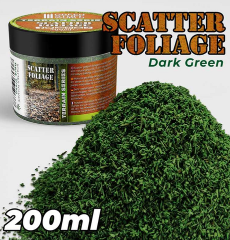 Green Stuff World: Scatter Foliage - Dark Green 200 ml