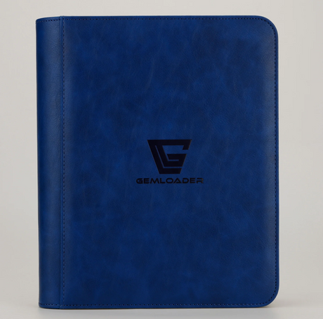 Gemloader Premium Toploader Binder 4-Pocket - Blue