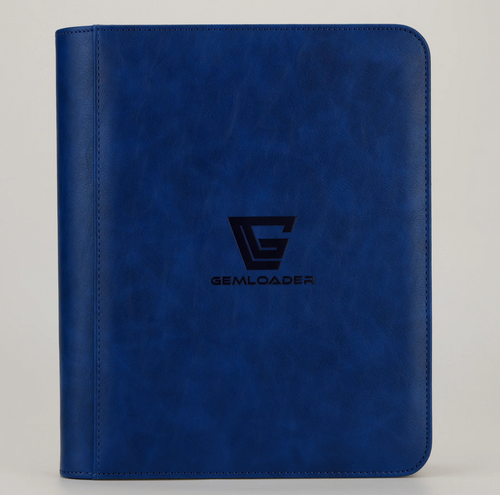 Gemloader Premium Toploader Binder 4-Pocket - Blue