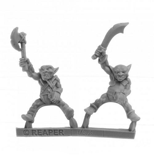 Reaper Bones: Goblin Wolfriders (2 stk)