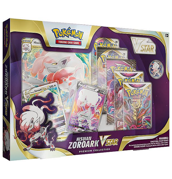 Pokemon: Hisuian Zoroark VSTAR - Premium Collection