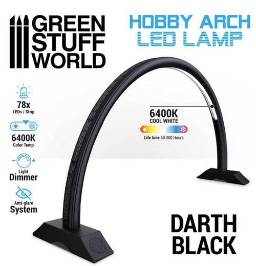 Green Stuff World: Hobby Arch LED Lamp - Darth Black