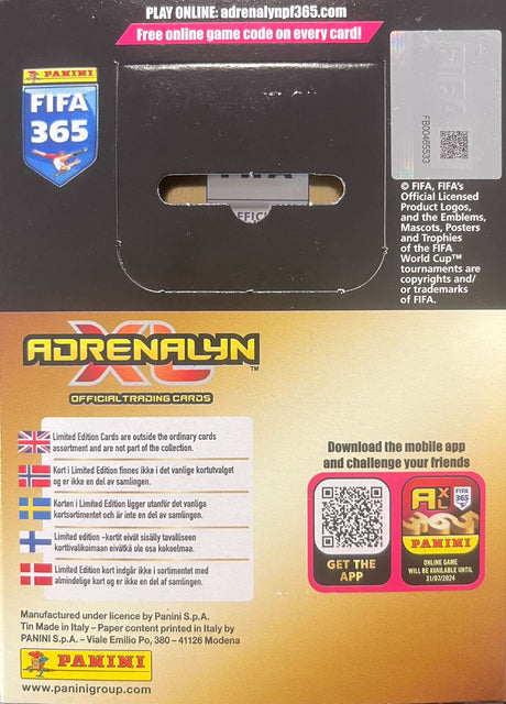 Fodboldkort Panini FIFA 365 2024 Nordic Edition - Pocket Tin 1