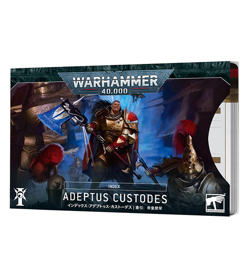 Warhammer 40k - Adeptus Custodes - Index Cards (Eng)