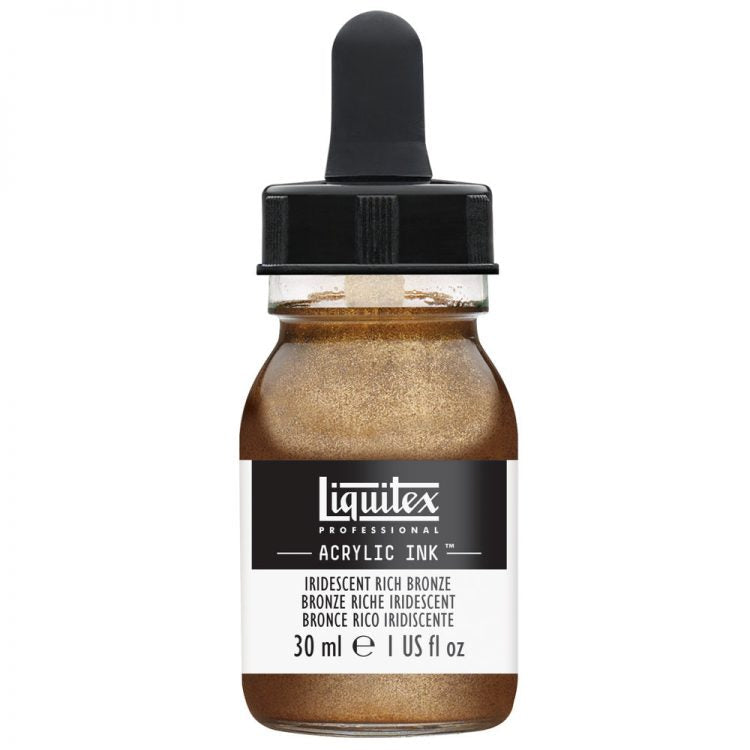 Liquitex Acrylic Ink - Iridescent Rich Bronze 30ml