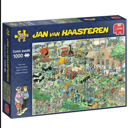 Jan Van Haasteren: Farm Visit 1000 (Puslespil)