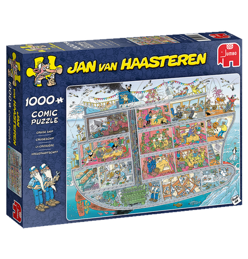 Jan Van Haasteren: Cruise Ship - 1000 (Puslespil)