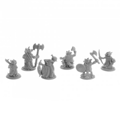 Reaper Bones: Kobolds Leaders (6 stk)