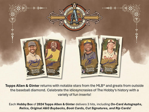 Topps Allen & Ginter Baseball 2024 - Hobby Box