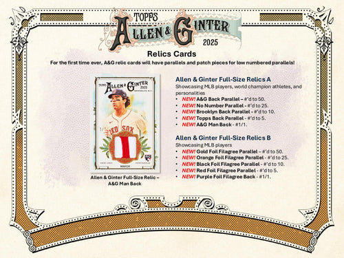 Topps Allen & Ginter Baseball 2025 - Value Box