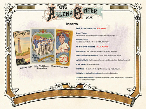 Topps Allen & Ginter Baseball 2025 - Value Box