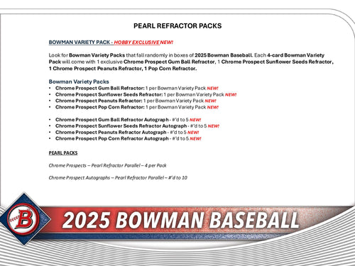 Topps Bowman Baseball 2025 - Hobby Box