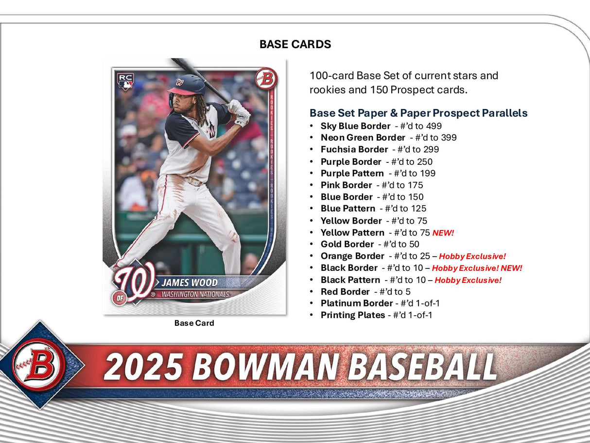 Topps Bowman Baseball 2025 - Hobby Box
