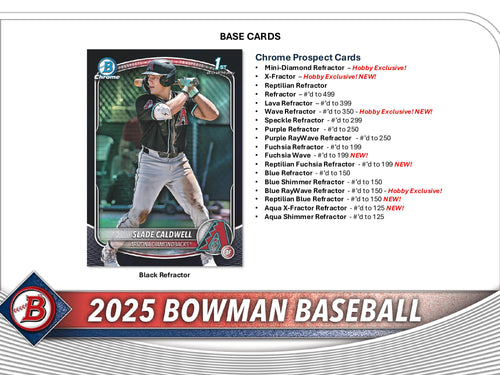 Topps Bowman Baseball 2025 - Hobby Box