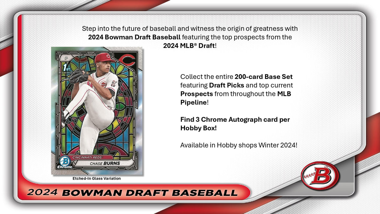 Topps Bowman Draft Baseball 2024 - Hobby Box