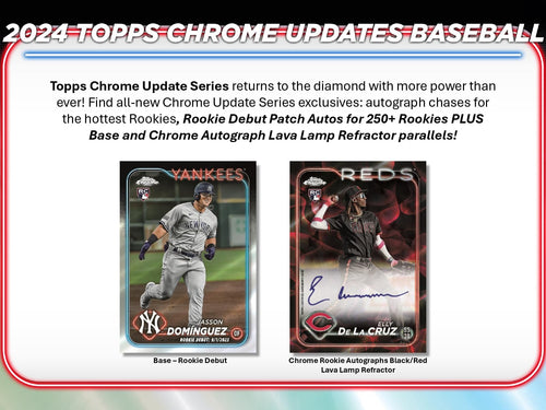 Topps Chrome Updates Baseball 2024 - Hobby Box