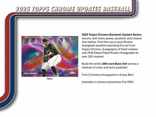 Topps Chrome Updates Baseball 2025 - Jumbo Box