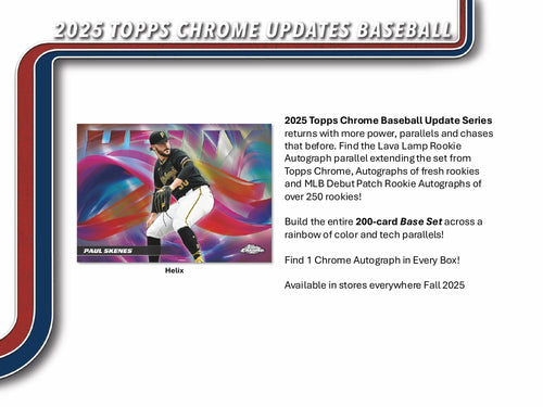 Topps Chrome Updates Baseball 2025 - Hobby Box