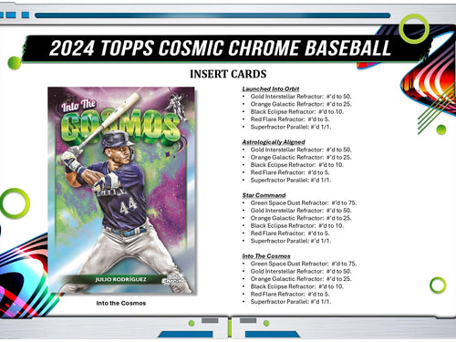 Topps Cosmic Chrome Baseball 2024 - Hobby Box