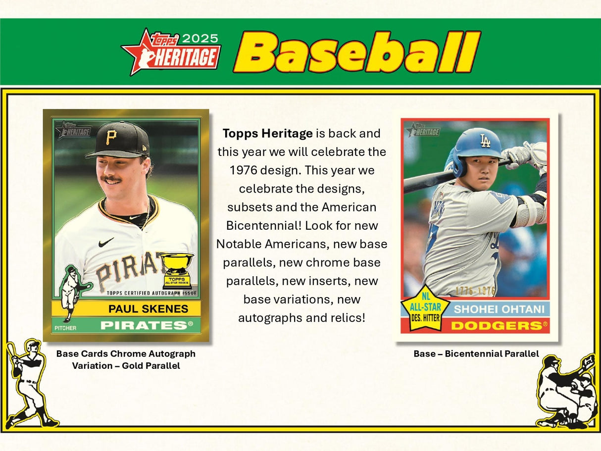 Topps Heritage Baseball 2025 - Mega Box