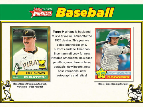Topps Heritage Baseball 2025 - Mega Box