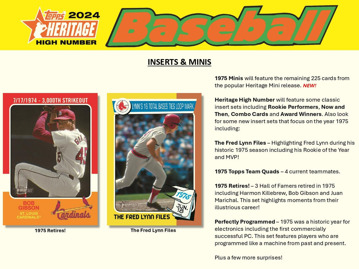 Topps Heritage High Number Baseball 2024 - Value Box