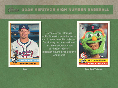 Topps Heritage High Number Baseball 2025 - Hobby Box