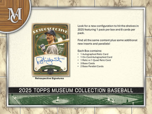 Topps Museum Collection Baseball 2025 - Hobby Box