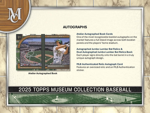 Topps Museum Collection Baseball 2025 - Hobby Box