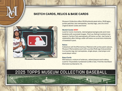 Topps Museum Collection Baseball 2025 - Hobby Box