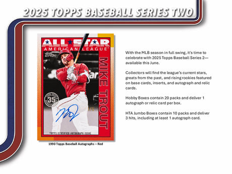 Topps MLB Baseball Series 2 2025 - Jumbo Box