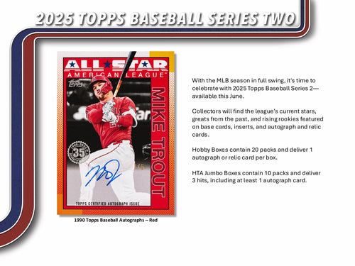 Topps MLB Baseball Series 2 2025 - Jumbo Box