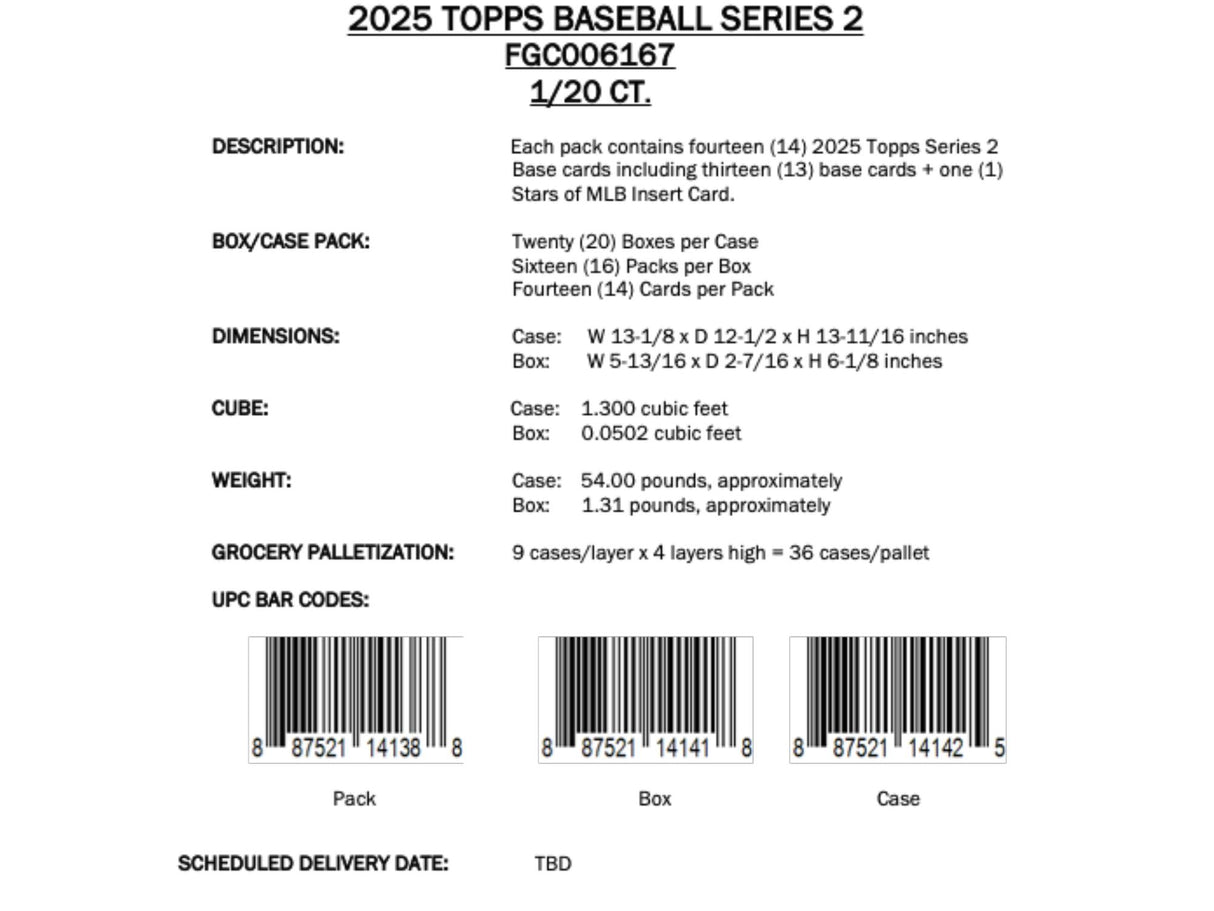 Topps MLB Baseball Series 2 2025 - Mega Box