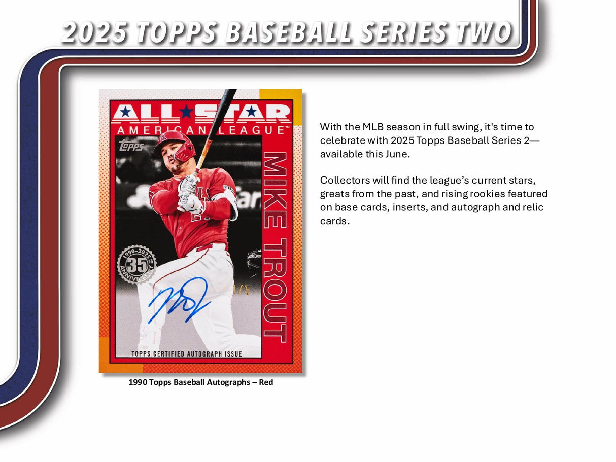 Topps MLB Baseball Series 2 2025 - Mega Box