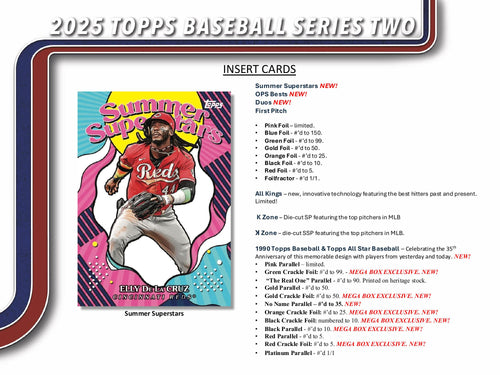Topps MLB Baseball Series 2 2025 - Mega Box
