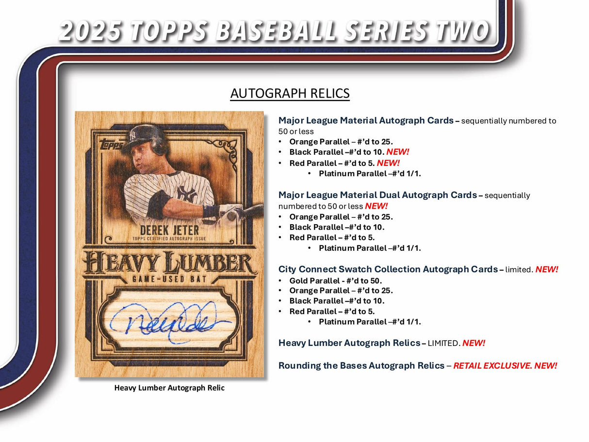 Topps MLB Baseball Series 2 2025 - Mega Box