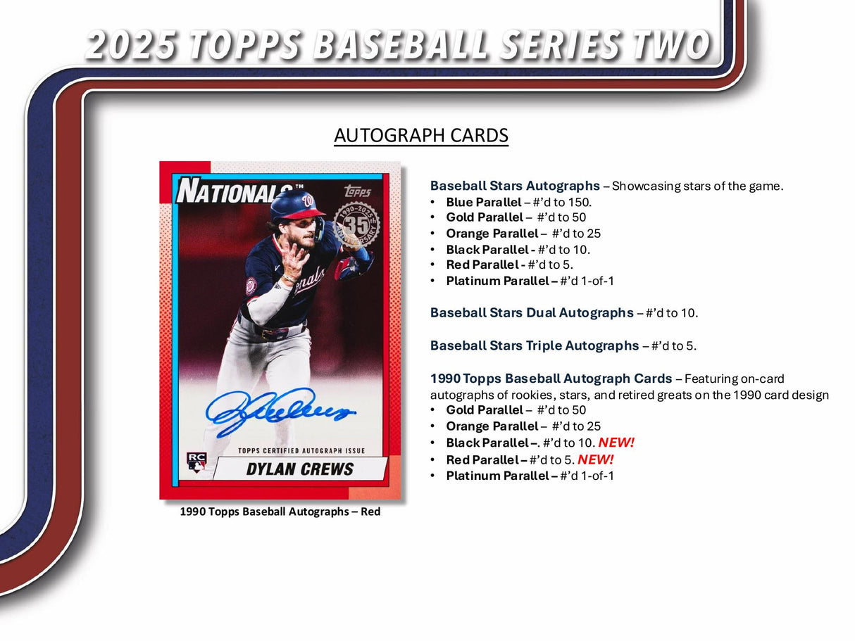 Topps MLB Baseball Series 2 2025 - Mega Box