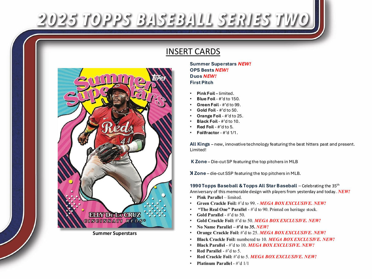 Topps MLB Baseball Series 2 2025 - Value Box
