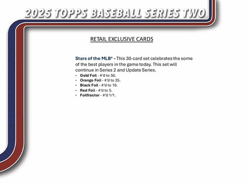 Topps MLB Baseball Series 2 2025 - Value Box