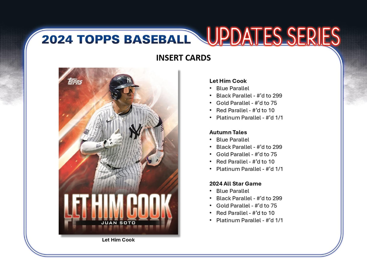 Topps Update Series Baseball 2024 - Hobby Box