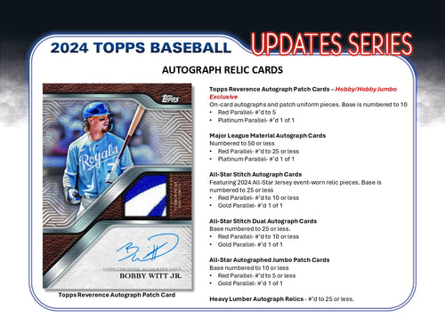 Topps Update Series Baseball 2024 - Hobby Box