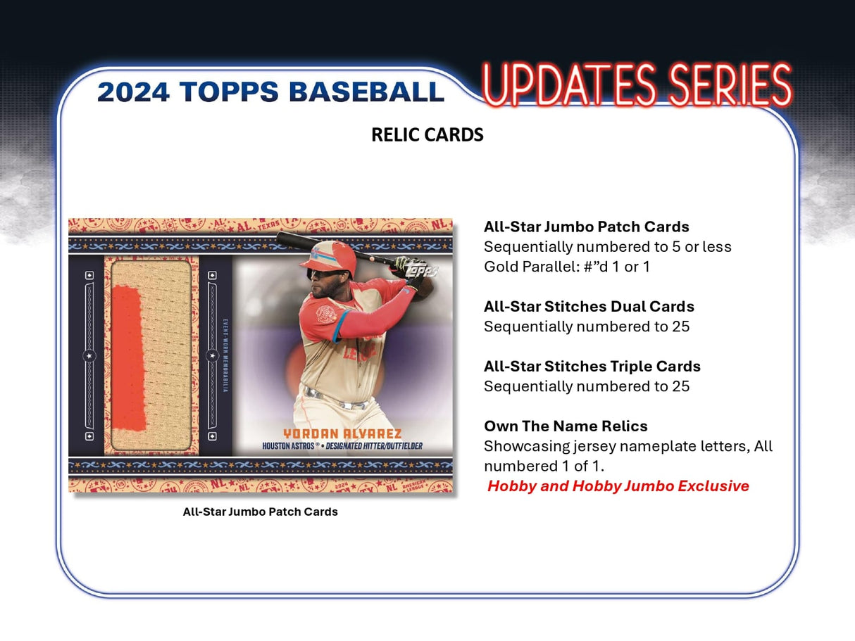 Topps Update Series Baseball 2024 - Hobby Box