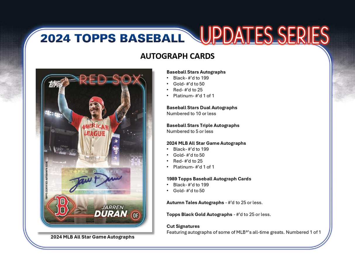 Topps Update Series Baseball 2024 - Value Box