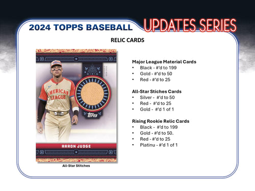 Topps Update Series Baseball 2024 - Value Box