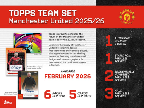 Topps Manchester United Team Set 2025/26