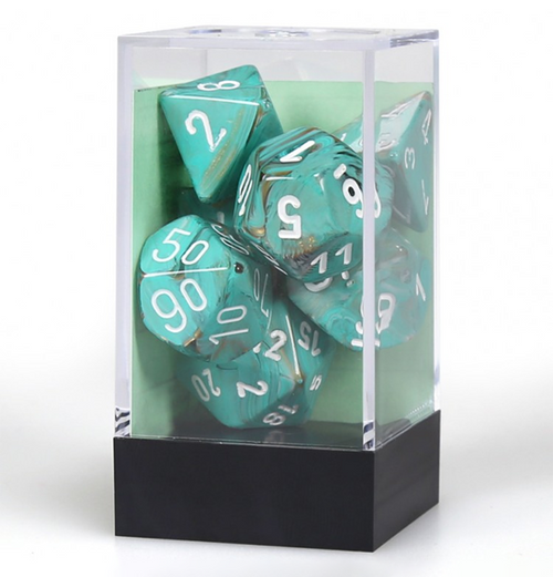 Marble™ - Polyhedral Oxi-Copper w/white 7-Die Set