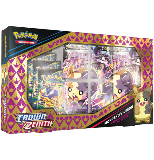 Pokemon Sword & Shield 12.5: Crown Zenith - Morpeko V-Union Playmat Collection