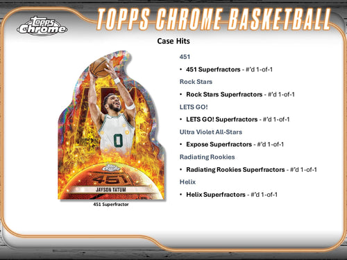 Topps Chrome Basketball 2024/25 - Hobby Box